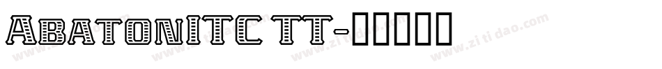AbatonITC TT字体转换